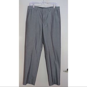 J. Ferrar men's gray slim dress pants